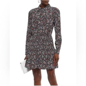 Veronica Beard Rory Floral Long Sleeve Sundress
